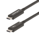 StarTech.com A40G2MB-TB4-CABLE Thunderbolt kabel 2 m 40 Gbit/sek. Sort