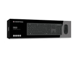 Conceptronic ORAZIO01PT tastatur Mus inkluderet Kontor RF trådløst QWERTY Portugisisk Sort