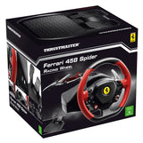 Thrustmaster Ferrari 458 Spider Sort, Rød USB Rat + Pedaler Xbox One