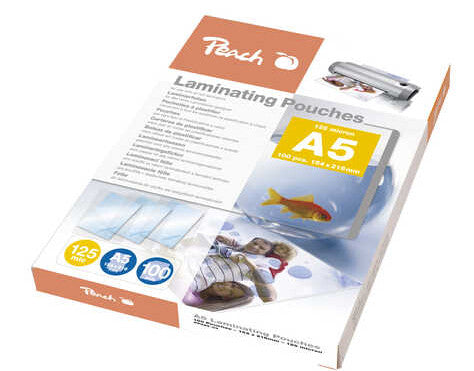 Peach PP525-03 lamineringsfilm A5 100 stk