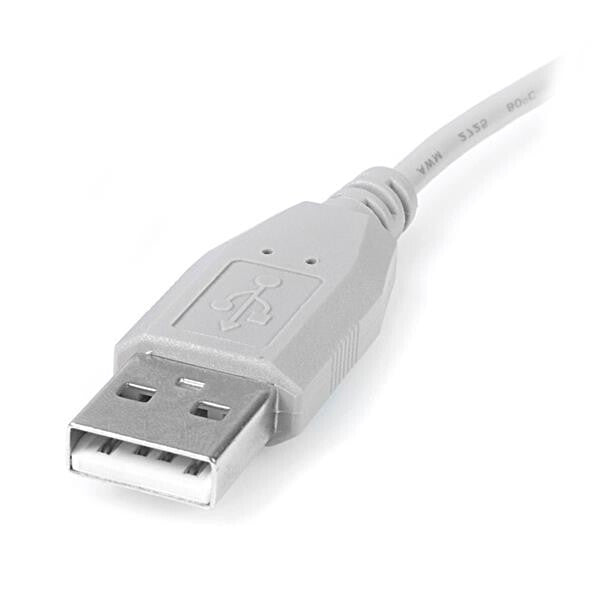 StarTech.com USB2HABM6IN USB-kabel USB 2.0 0,152 m USB A Mini-USB B 0,48 Gbit/sek. Grå