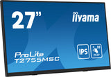 iiyama ProLite T2755MSC-B1 computerskærm 68,6 cm (27") 1920 x 1080 pixel Fuld HD LED Berøringsskærm Bordplade Sort