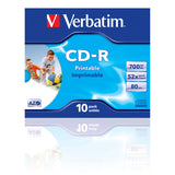 Verbatim CD-R AZO Wide Inkjet Printable 700 MB 52x 10 stk