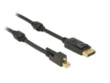 DeLOCK 83722 DisplayPort kabel 2 m Mini DisplayPort Sort