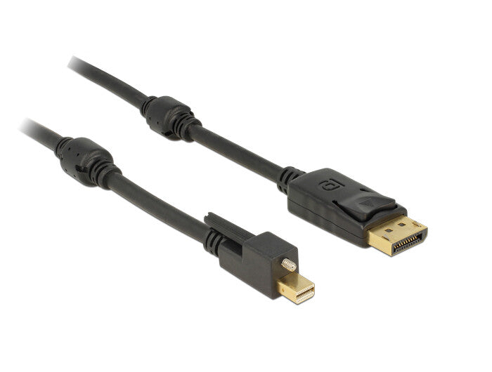 DeLOCK 83722 DisplayPort kabel 2 m Mini DisplayPort Sort
