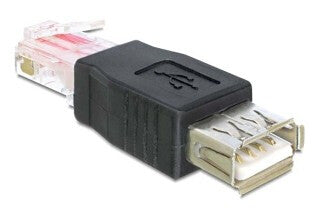 DeLOCK USB - RJ45 USB 2.0 Sort
