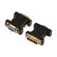LogiLink AD0001 videokabel adapter VGA (D-Sub) DVI-I Sort