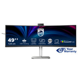 Philips 49B2U6900CH/00 computerskærm 124 cm (48.8") 5120 x 1440 pixel Dual QHD LCD Sort