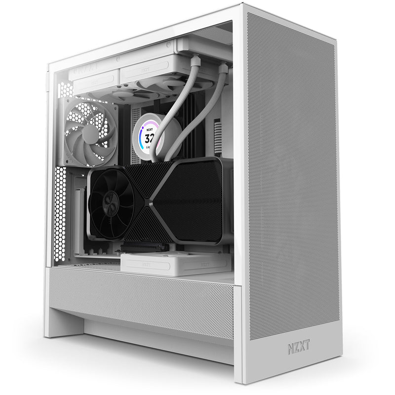 NZXT H5 Flow Midi Tower Hvid