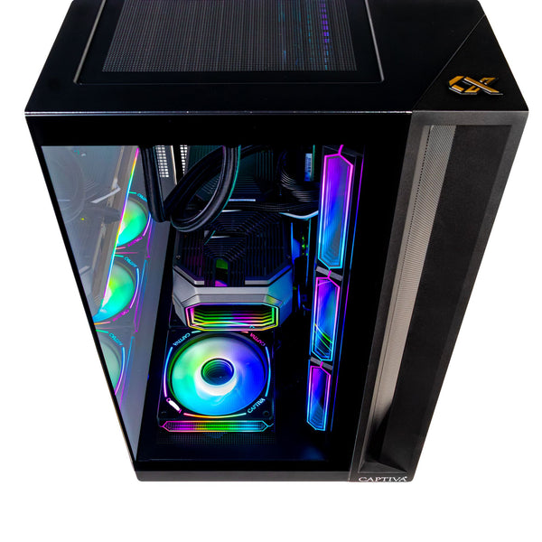 CAPTIVA Highend Gaming R89-085 AMD Ryzen™ 7 9800X3D 64 GB DDR5-SDRAM 2 TB SSD NVIDIA GeForce RTX 5080 Windows 11 Home Midi Tower PC Sort