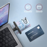 Axagon CRE-SMPA smartcard læser Indendørs USB USB 2.0 Sort