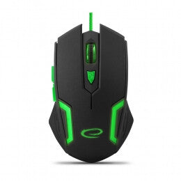 Esperanza MX205 Fighter mus Spil Højre hånd USB Type-A Optisk 2400 dpi