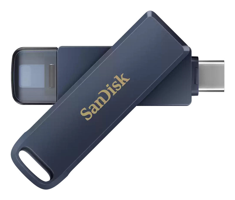 SanDisk iXpand USB-nøgle 64 GB USB Type-C / Lightning 3.2 Gen 1 (3.1 Gen 1) Blå