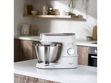 Kenwood KVC65.001WH foodprocessor 1200 W 5 L Rustfrit stål, Hvid Indbyggede vægte