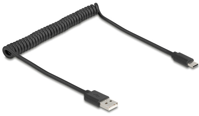 DeLOCK 90368 USB-kabel USB 2.0 0,75 m USB A USB C 480 Gbit/sek. Sort