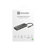 XtremeMac XWH-HUB8-13 interface hub USB Type-C 40000 Mbit/s Grå