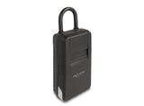 DeLOCK 20933 nøgleskab eller organizer Aluminium, Plast Sort