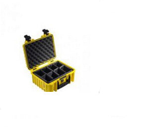 B&W Cases Type 3000 transportkasse til udstyr Taske/klassisk taske Gul