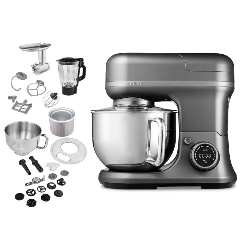 MEDION MD18440 foodprocessor 1200 W 5 L Grå