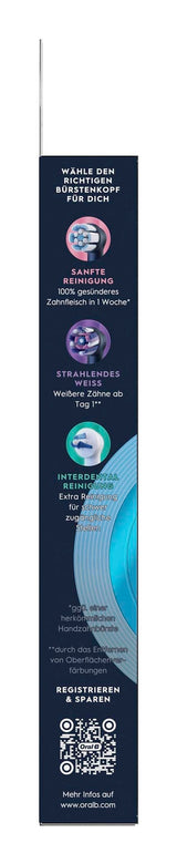 Oral-B iO Ultimate Clean 16262903 børstehoved til elektrisk tandbørste 2 stk Sort