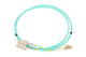 Extralink PATCHCORD LC/UPC-SC/UPC MM OM3 DUPLEX 3.0MM 1M - Multimode-Faser - 1 m InfiniBand og fiberoptisk kabel FTTH Turkis