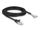 DeLOCK 80207 netværkskabel Sort 3 m S/FTP (S-STP)