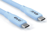 CLUB3D CAC-3003 USB-kabel USB4 Gen 2x2 2 m USB C 20 Gbit/sek. 240 W Blå