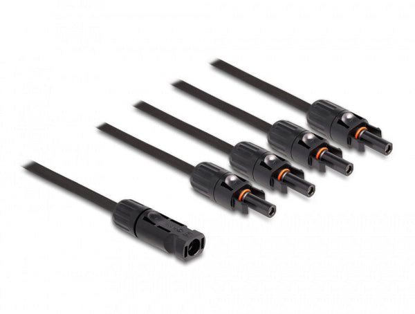 DeLOCK 88226 kabelsplitter eller -samler Kabelfordeler Sort