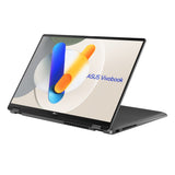 ASUS Vivobook 16 Flip TP3607SA-SI155W Copilot+ PC Intel Core Ultra 7 256V Hybrid (2-i-1) 40,6 cm (16") Berøringsskærm WUXGA 16 GB LPDDR5x-SDRAM 1 TB SSD Wi-Fi 7 (802.11be) Windows 11 Home Tysk Grå