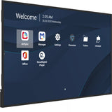 Viewsonic CDE7531-1C skilte display Digital fladpaneldisplay 190,5 cm (75") LCD Wi-Fi 500 cd/m² 4K Ultra HD Sort Indbygget processer Android 14 24/7