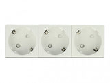 DeLOCK 81323 stikkontakt CEE 7/3 Hvid