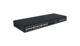 HPE CW 2050 20p 10/100/1000BASE-T 4p Smart Rate 1/2.5GbE 4p SFP 1G/2.5G Administreret Gigabit Ethernet (10/100/1000) Sort