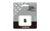 Kingston Technology 128GB microSDXC Industrial C10 A1 pSLC kort enkeltpakke uden adapter