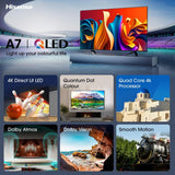Hisense QLED Smart TV 55A7NQ ČR/TS