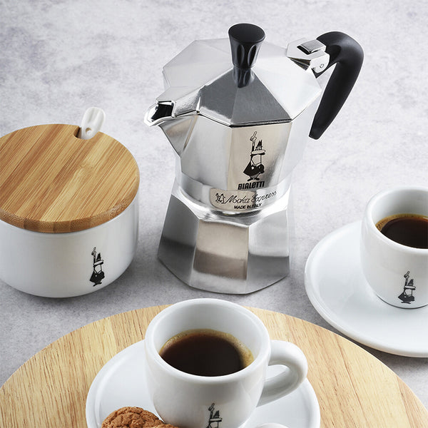 Bialetti Moka Express Moka gryde 0,2 L Aluminium, Sort