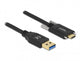 DeLOCK 84019 USB-kabel USB 3.2 Gen 2 (3.1 Gen 2) 2 m USB A USB C 10 Gbit/sek. Sort