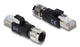 DeLOCK 90834 kabel kønsskifter M12 8-pin RJ-45 Sort