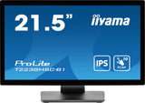 iiyama ProLite T2238MSC-B1 computerskærm 54,6 cm (21.5") 1920 x 1080 pixel Fuld HD LED Berøringsskærm Sort
