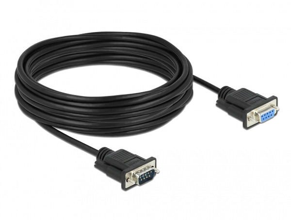 DeLOCK 86599 serielkabel Sort 10 m RS-232 Sub-D9