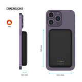 FIXED FIXZENM2-10-BK powerbank Lithium polymer (LiPo) 10000 mAh Trådløs opladning Sort