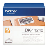 Brother DK-11240 print etiket Hvid