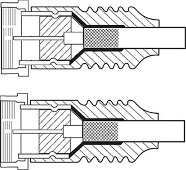 Goobay 50748 koaxial kabel 2,5 m F-type Hvid