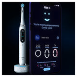 Oral-B iO Series 10 Voksen Roterende, pulserende tandbørste Hvid