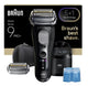 Braun Series 9 Pro+ 9660CCPS Folie shaver Trimmer Sort, Sølv
