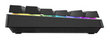 CHERRY XTRFY K33 Compact Wireless tastatur Spil USB + RF Wireless + Bluetooth QWERTY Nordisk Sort