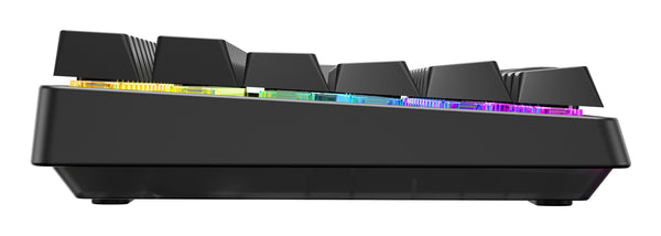 CHERRY XTRFY K33 Compact Wireless tastatur Spil USB + RF Wireless + Bluetooth QWERTY Nordisk Sort