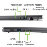 Acer TravelMate P2 16 AI TMP216-52-TCO-562C Copilot+ PC Intel Core Ultra 5 325 Laptop 40,6 cm (16") WUXGA 16 GB DDR5-SDRAM 512 GB SSD Wi-Fi 7 (802.11be) Windows 11 Pro Grå