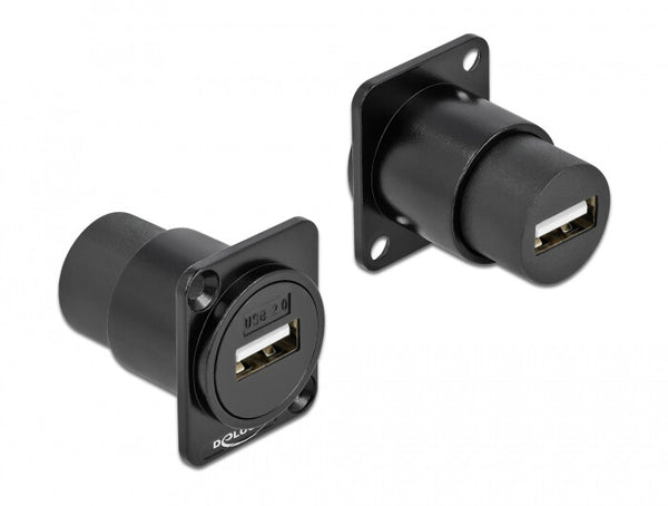 DeLOCK 86784 kabel kønsskifter USB A Sort