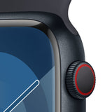 Apple Watch Series 9 45 mm Digital 396 x 484 pixel Berøringsskærm 4G Sort Wi-Fi GPS (satellit)