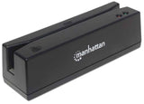 Manhattan 460255 magnetisk kortlæser USB Sort